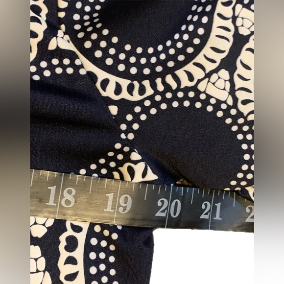 EUC Always Indigo Blue & White Midi Dress 2XL - Picture 7 of 8